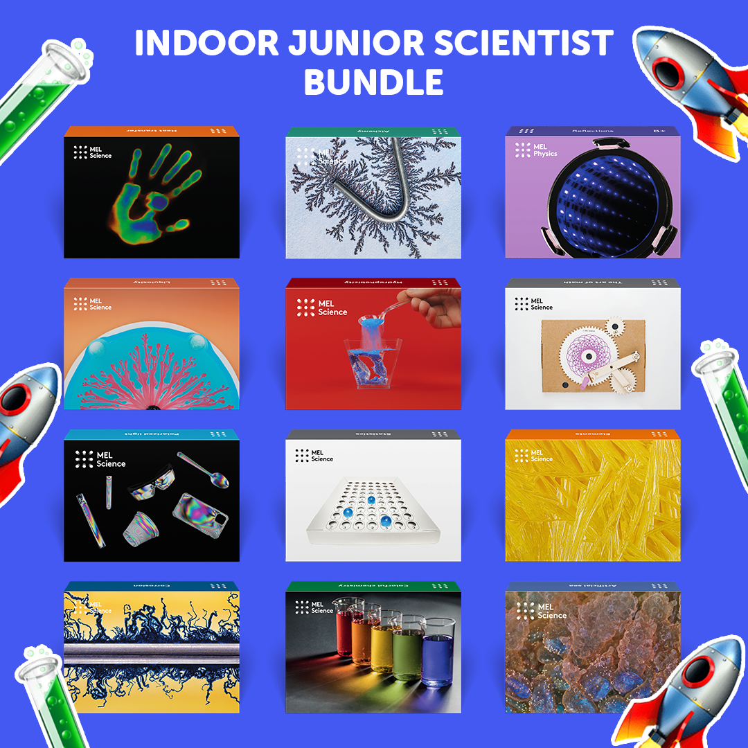Indoor Junior Scientist Bundle — Ages 8–16+ (with online lessons library)
