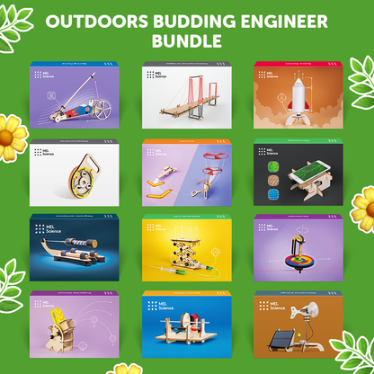 Outdoors Budding Engineer Bundle — Ages 5–10+ (with online lessons library)