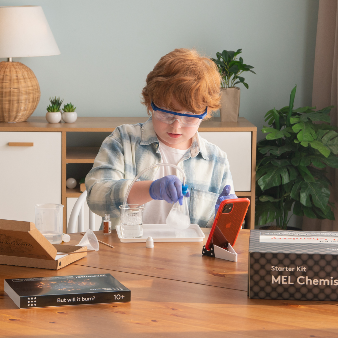 MEL Chemistry bundle — 6 boxes. Ages 10–16+