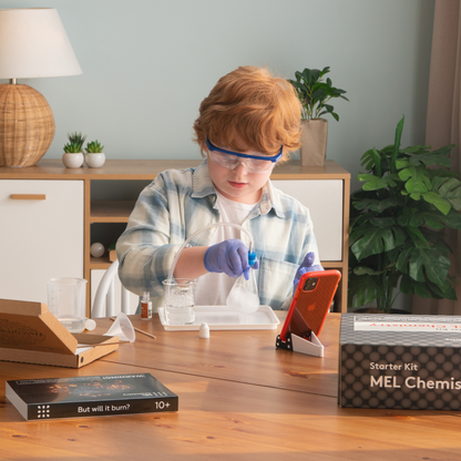 MEL Chemistry bundle — 6 boxes. Ages 10–16+