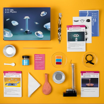 12 - MEL Physics boxes. Ages 8–14+ (with online lessons library)