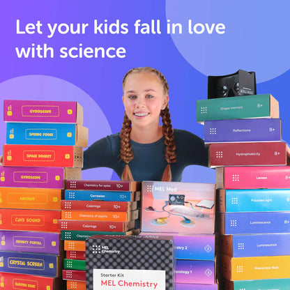 12 - MEL STEM boxes — Ages 5–9+ (with online lessons library)